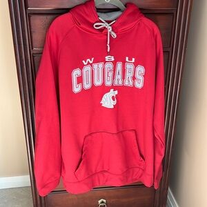 Collosseum Washington State University WSU Cougars Red Hoodie XL